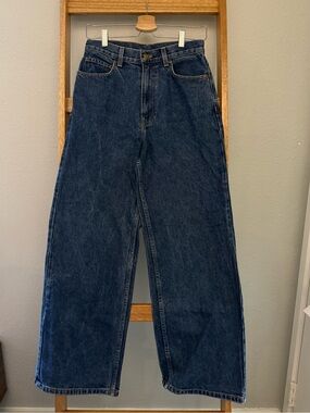 B SIDES Wide Leg Cropped Jeans